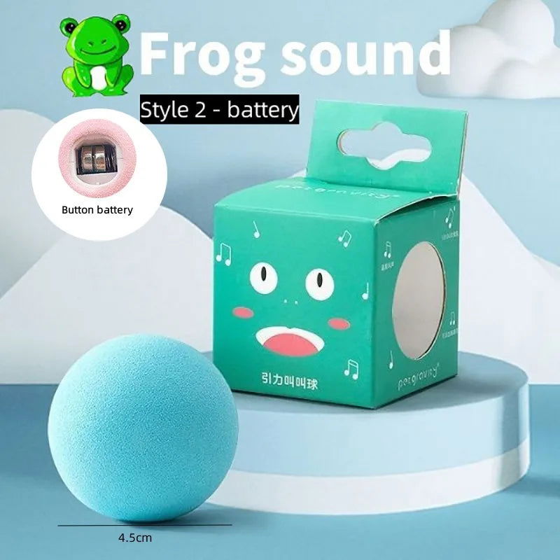 Electric Cat Ball Toys Automatic Rolling Smart Cat Toys for Cats Training Self-moving Kitten Toys for Indoor Interactive Playing - Slobuy