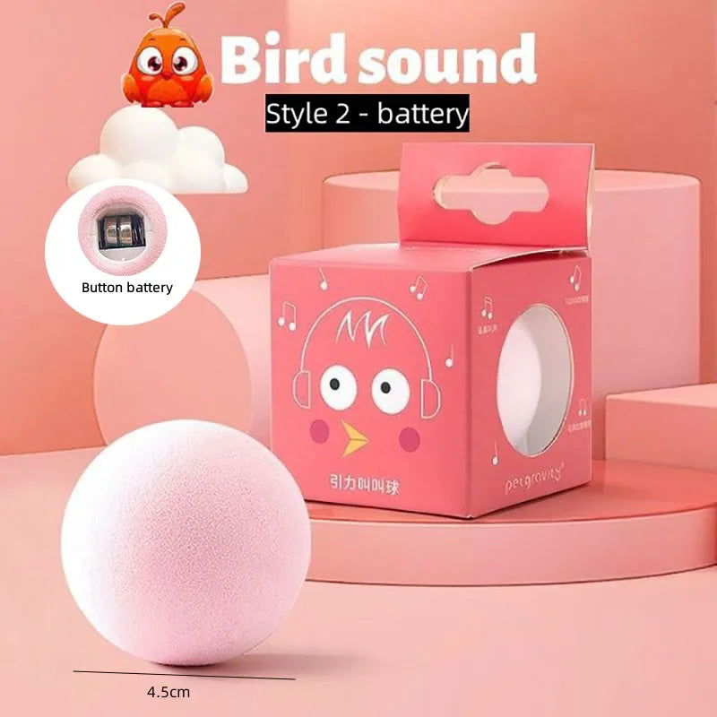 Electric Cat Ball Toys Automatic Rolling Smart Cat Toys for Cats Training Self-moving Kitten Toys for Indoor Interactive Playing - Slobuy