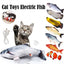 Electric Cat Toy Fish Pet Cat Toys Simulation Fish Swing Kitten Dance Fish Toy Funny Cats Chewing Playing Supplies USB Charging - Slobuy