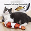 Electric Cat Toy Fish Pet Cat Toys Simulation Fish Swing Kitten Dance Fish Toy Funny Cats Chewing Playing Supplies USB Charging - Slobuy