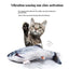 Electric Cat Toy Fish Pet Cat Toys Simulation Fish Swing Kitten Dance Fish Toy Funny Cats Chewing Playing Supplies USB Charging - Slobuy