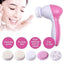 Electric Facial Cleaner 5 IN 1 Face Cleansing Brush Wash Machine Spa Skin Care Massager Blackhead Cleaning Facial Cleanser Tools - Slobuy