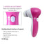 Electric Facial Cleaner 5 IN 1 Face Cleansing Brush Wash Machine Spa Skin Care Massager Blackhead Cleaning Facial Cleanser Tools - Slobuy