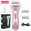 Electric Foot File Pedicure Tools Feet Callus Removers Rechargeable Foot Scrubber Feet Care for Dead, Hard Cracked Dry Skin - Slobuy