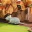 Electric Mouse Toys Cat Play Automatic Escape Robot Vibration Crawling Battery Operated Plush Mouse Pet Interaction Plaything - Slobuy