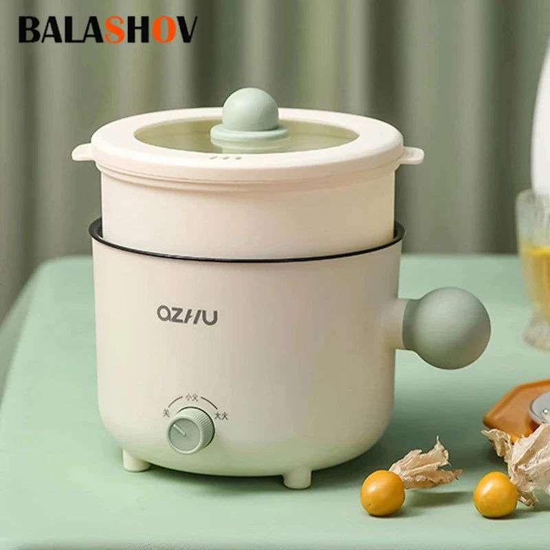 Electric Multi Cooker Portable Rice Cookers Hotpot Saucepan Stew Heating Pan Ramen Noodles Pot for Home and Kitchen Appliance - Slobuy
