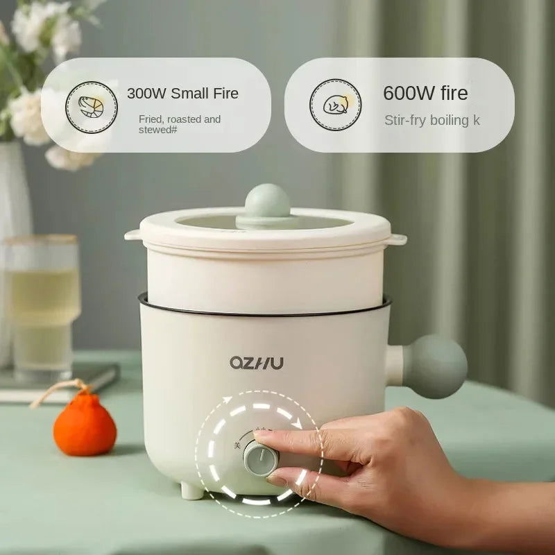 Electric Multi Cooker Portable Rice Cookers Hotpot Saucepan Stew Heating Pan Ramen Noodles Pot for Home and Kitchen Appliance - Slobuy