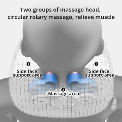Electric Neck Massager U shaped Pillow Multifunctional Portable Shoulder Cervical Massager Outdoor Home Car Relaxing Massage - Slobuy