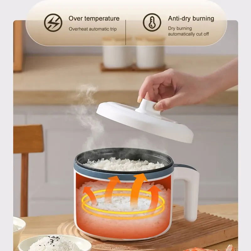 Electric Rice Cooker Single Double Layer 220V Multi Cooker Non-Stick Smart Mechanical MultiCooker Steamed Rice Pot For Home - Slobuy