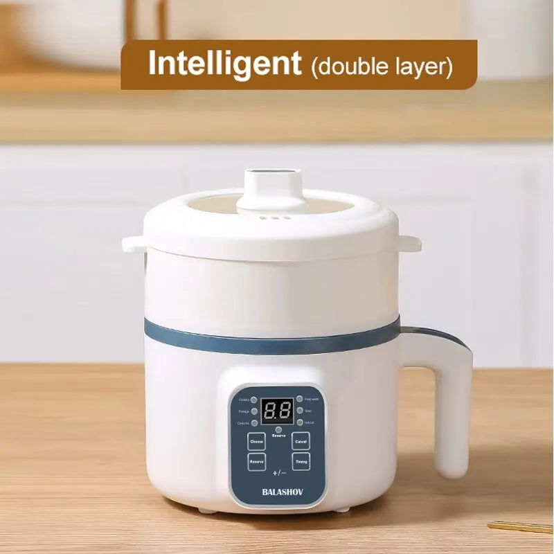 Electric Rice Cooker Single Double Layer 220V Multi Cooker Non-Stick Smart Mechanical MultiCooker Steamed Rice Pot For Home - Slobuy