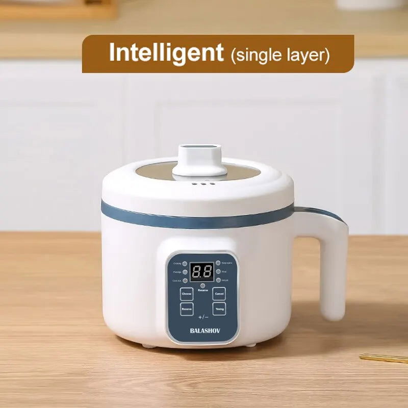 Electric Rice Cooker Single Double Layer 220V Multi Cooker Non-Stick Smart Mechanical MultiCooker Steamed Rice Pot For Home - Slobuy