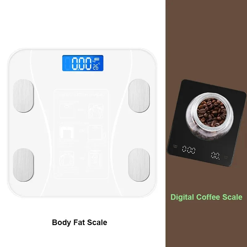 Electronic Digital Body Scale With Digital Kitchen Scale Precision Square Weighing Digital Bathroom Scale For Home Use - Slobuy