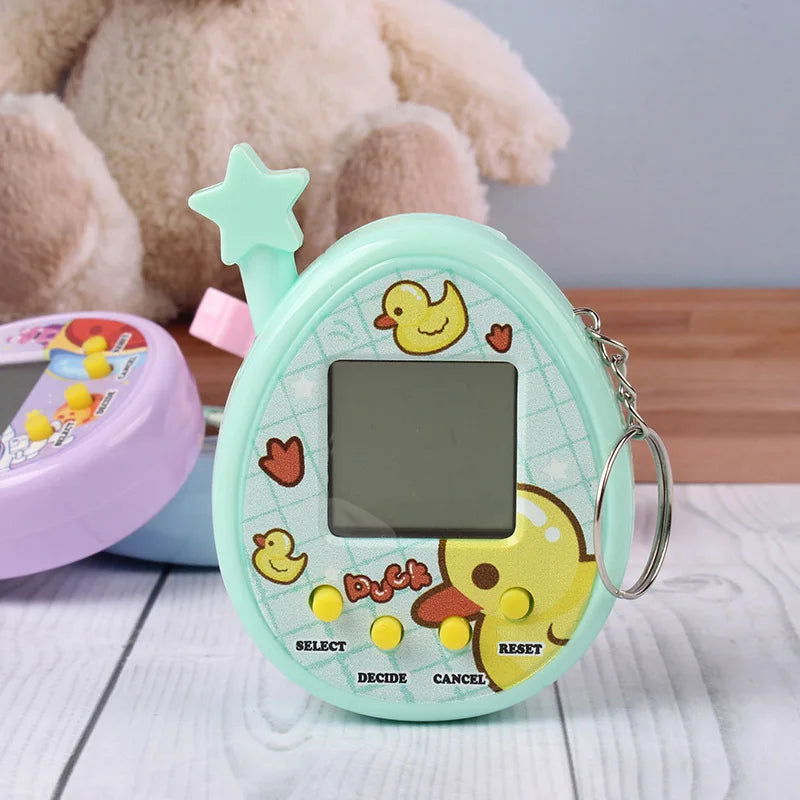 Electronic Pets Game Toys Virtual Tamagotchi Original Digital Animals Toys Mini Screen Game Machine Keychain Children's Toys - Slobuy