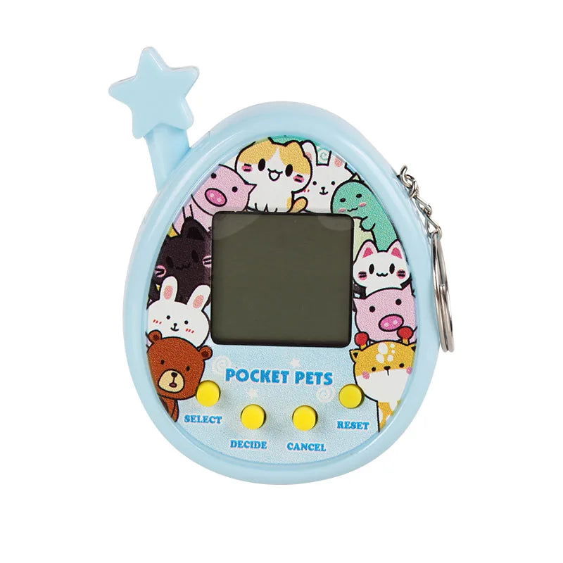 Electronic Pets Game Toys Virtual Tamagotchi Original Digital Animals Toys Mini Screen Game Machine Keychain Children's Toys - Slobuy
