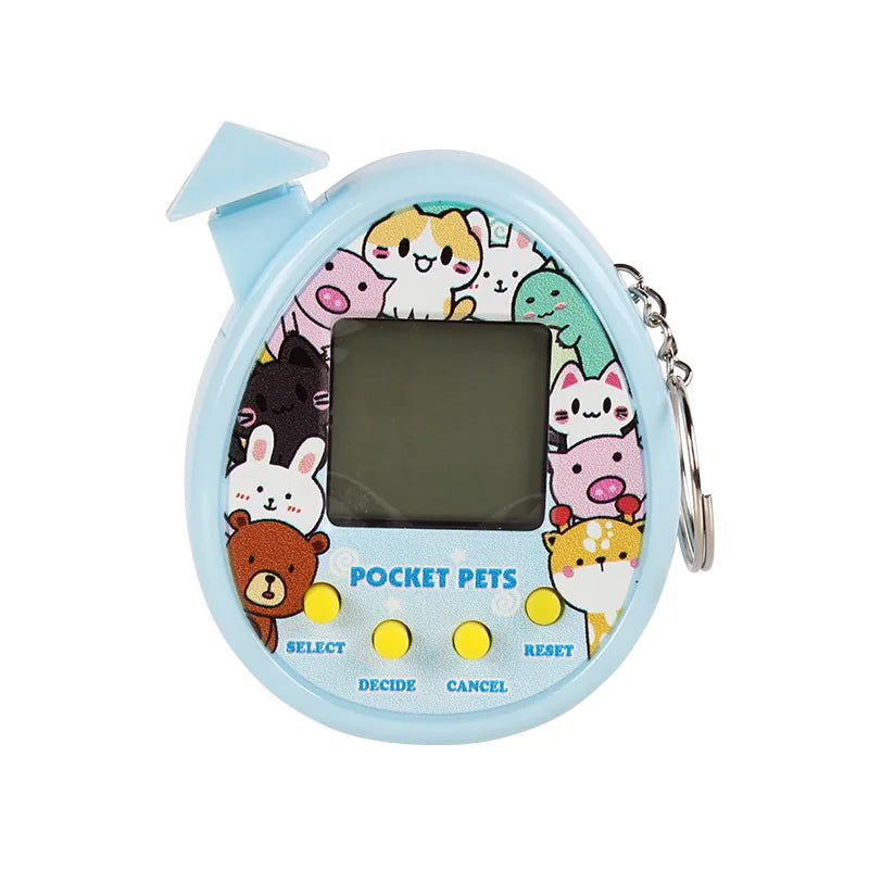 Electronic Pets Game Toys Virtual Tamagotchi Original Digital Animals Toys Mini Screen Game Machine Keychain Children's Toys - Slobuy