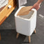 Elegant Oval, Odor-Sealing Plastic Trash Can With Hands-Free Foot Operation, Comes in Multiple Sizes – Perfect for Home or Offic - Slobuy