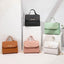Embossing Chain Square Bag PU Leather Large Capacity Shoulder Crossbody Cell Phone Bag for Women - Slobuy