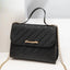 Embossing Chain Square Bag PU Leather Large Capacity Shoulder Crossbody Cell Phone Bag for Women - Slobuy