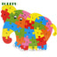 English Letter Building Block Wood Animal Jigsaw Puzzle Children Cognition Intelligence Toy for Toddlers Early Educational Gifts - Slobuy