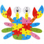 English Letter Building Block Wood Animal Jigsaw Puzzle Children Cognition Intelligence Toy for Toddlers Early Educational Gifts - Slobuy