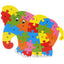 English Letter Building Block Wood Animal Jigsaw Puzzle Children Cognition Intelligence Toy for Toddlers Early Educational Gifts - Slobuy