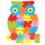 English Letter Building Block Wood Animal Jigsaw Puzzle Children Cognition Intelligence Toy for Toddlers Early Educational Gifts - Slobuy