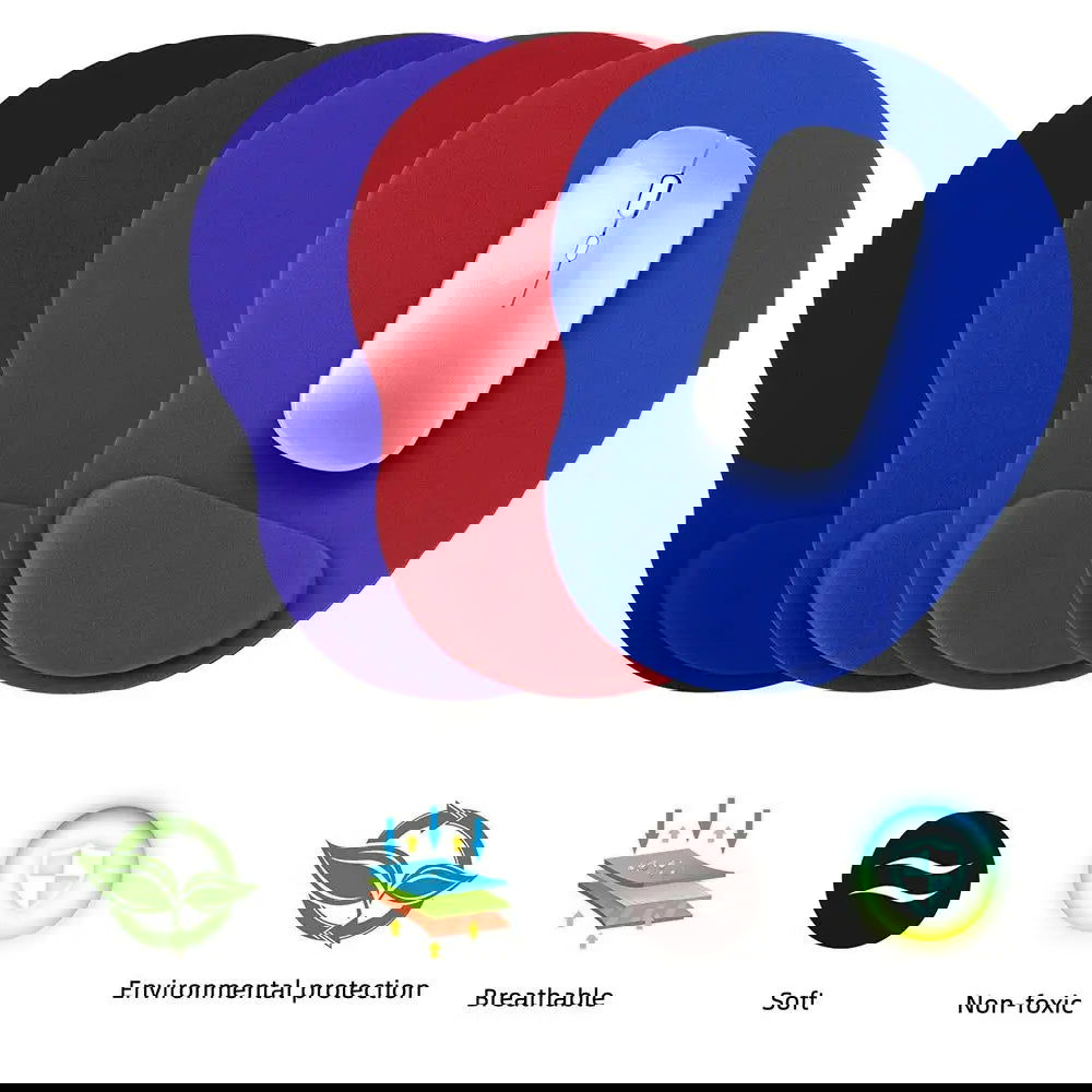 Ergonomic Wrist Rest Mouse Pad Comfortable Wrist Support Non Slip Mice Mat Soft Mousepad For PC Laptop Computer - Slobuy