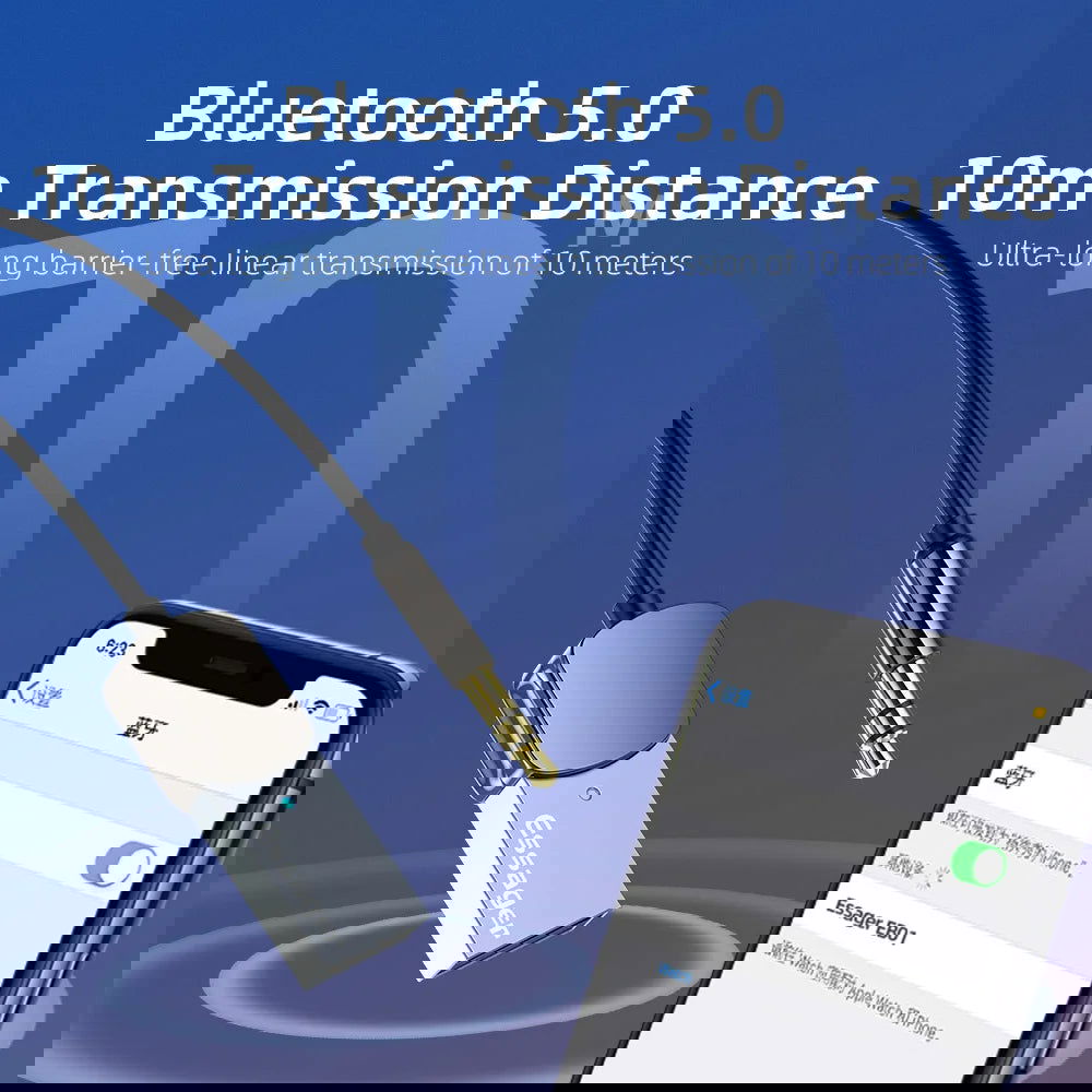 EssagerBluetooth Aux Adapter Wireless Car Bluetooth Receiver USB to 3.5mm Jack Audio Music Mic Handsfree Adapter for Car Speaker - Slobuy