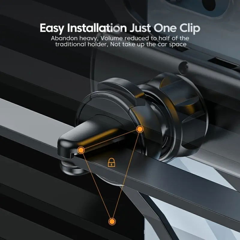 EssagerUniversal 6 Points Solid Fold Car Phone Holder Gravity Car Holder For Phone In Car Air Vent Clip Mount Smartphone Holder - Slobuy