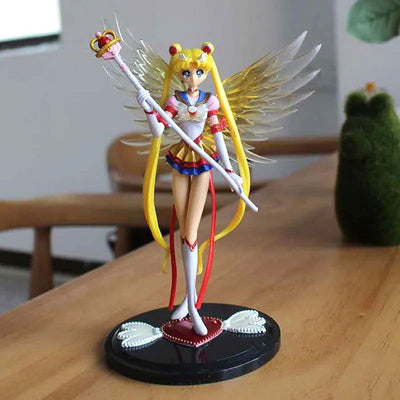 Eternal Sailor Moon Cake Ornaments Tsukino Usagi Action Figure Decoration Collection Doll Anime Model Toys for Birthday Gifts - Slobuy