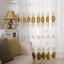 European Embroidered Tulle Blue Curtains for Living Room Bedroom Luxury Sheer Window Screen Velvet  Coffee Drape Voile Door - Slobuy