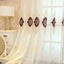 European Embroidered Tulle Blue Curtains for Living Room Bedroom Luxury Sheer Window Screen Velvet  Coffee Drape Voile Door - Slobuy