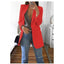 European and American Fashion Casual Suit Polo Neck Slim Fit Cardigan Temperament Women's  Coat Spring and Autumn 2024 - Slobuy