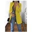 European and American Fashion Casual Suit Polo Neck Slim Fit Cardigan Temperament Women's  Coat Spring and Autumn 2024 - Slobuy