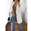European and American Fashion Casual Suit Polo Neck Slim Fit Cardigan Temperament Women's  Coat Spring and Autumn 2024 - Slobuy