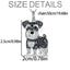 Exquisite and Cute Schnauzer Dog Pendant Necklace for Women Elegant Pet Puppy Jewelry Animal Accessories Dog Lovers Gift - Slobuy