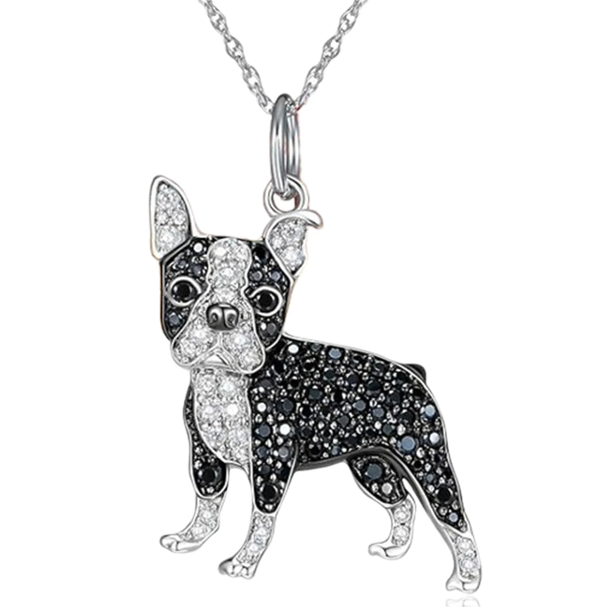 Exquisite and Cute Schnauzer Dog Pendant Necklace for Women Elegant Pet Puppy Jewelry Animal Accessories Dog Lovers Gift - Slobuy