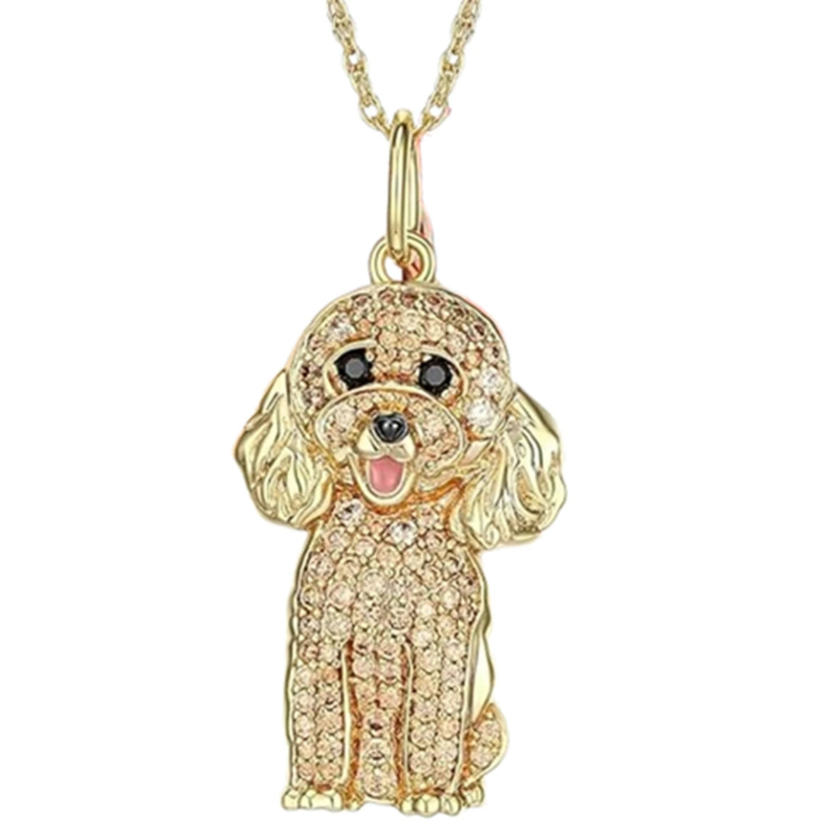 Exquisite and Cute Schnauzer Dog Pendant Necklace for Women Elegant Pet Puppy Jewelry Animal Accessories Dog Lovers Gift - Slobuy