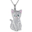 Exquisite and Cute Schnauzer Dog Pendant Necklace for Women Elegant Pet Puppy Jewelry Animal Accessories Dog Lovers Gift - Slobuy