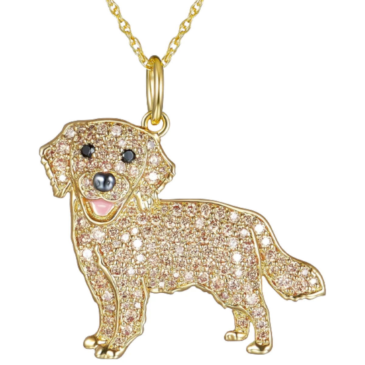 Exquisite and Cute Schnauzer Dog Pendant Necklace for Women Elegant Pet Puppy Jewelry Animal Accessories Dog Lovers Gift - Slobuy
