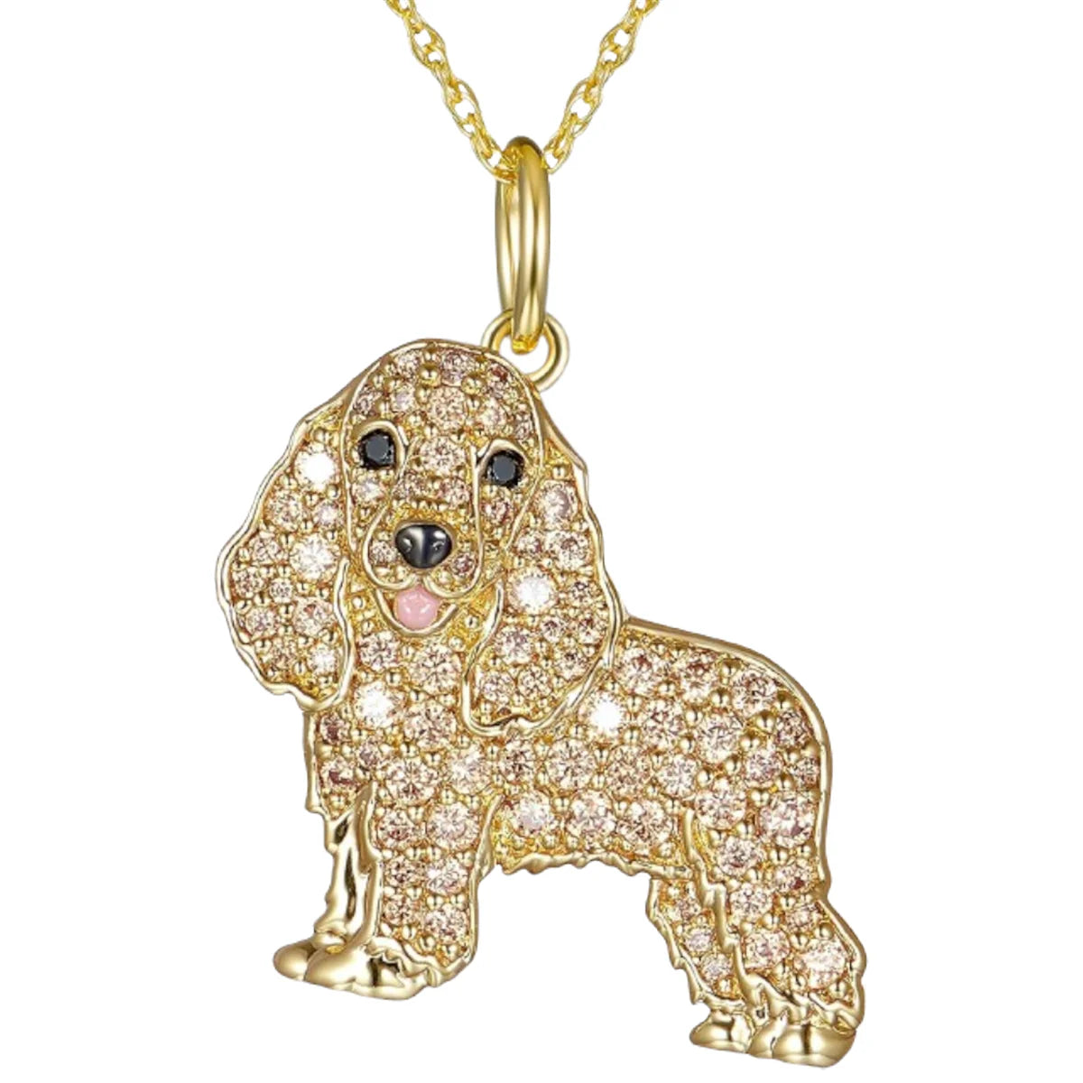 Exquisite and Cute Schnauzer Dog Pendant Necklace for Women Elegant Pet Puppy Jewelry Animal Accessories Dog Lovers Gift - Slobuy