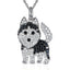 Exquisite and Cute Schnauzer Dog Pendant Necklace for Women Elegant Pet Puppy Jewelry Animal Accessories Dog Lovers Gift - Slobuy