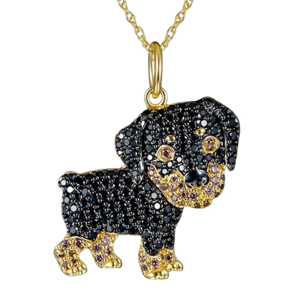 Exquisite and Cute Schnauzer Dog Pendant Necklace for Women Elegant Pet Puppy Jewelry Animal Accessories Dog Lovers Gift - Slobuy