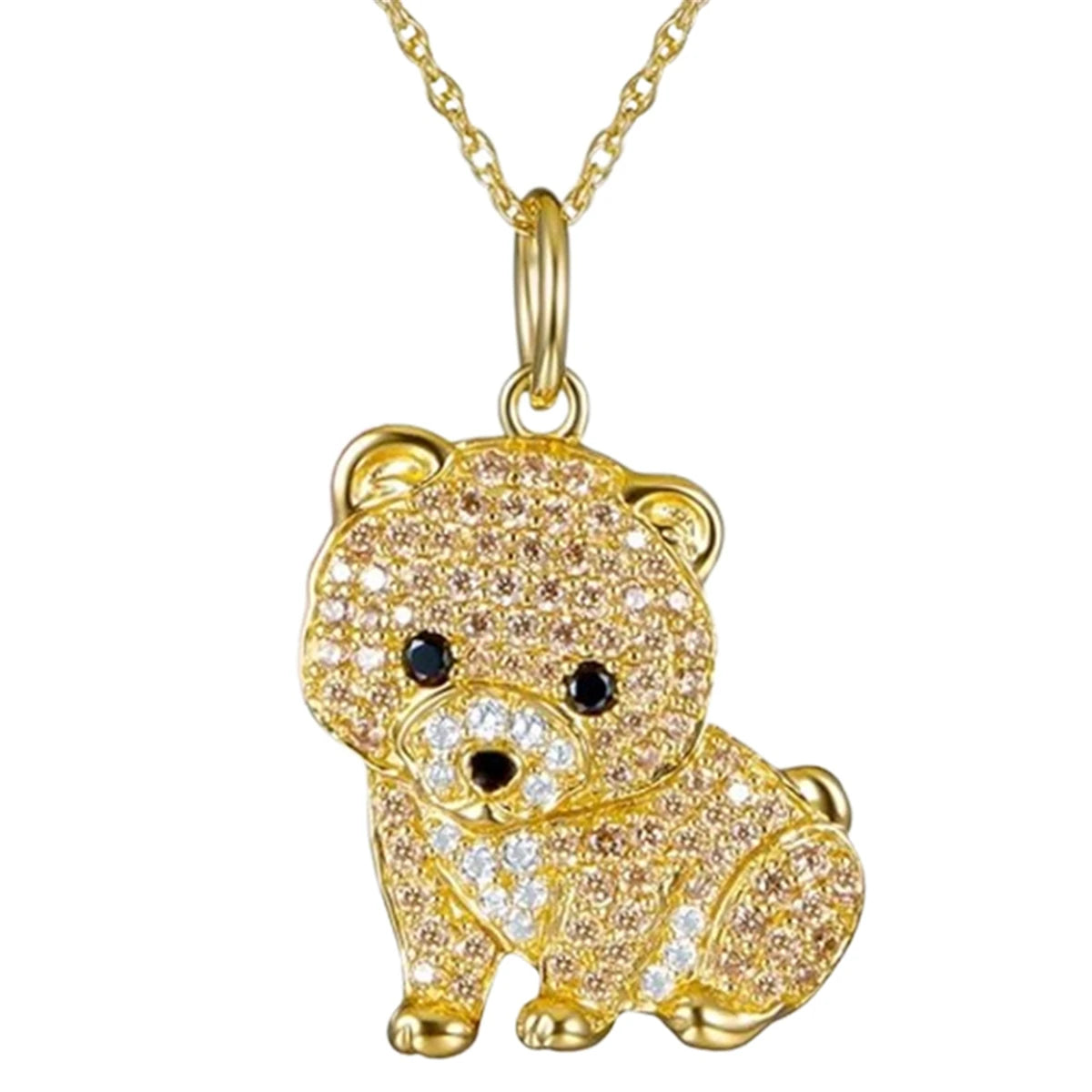 Exquisite and Cute Schnauzer Dog Pendant Necklace for Women Elegant Pet Puppy Jewelry Animal Accessories Dog Lovers Gift - Slobuy