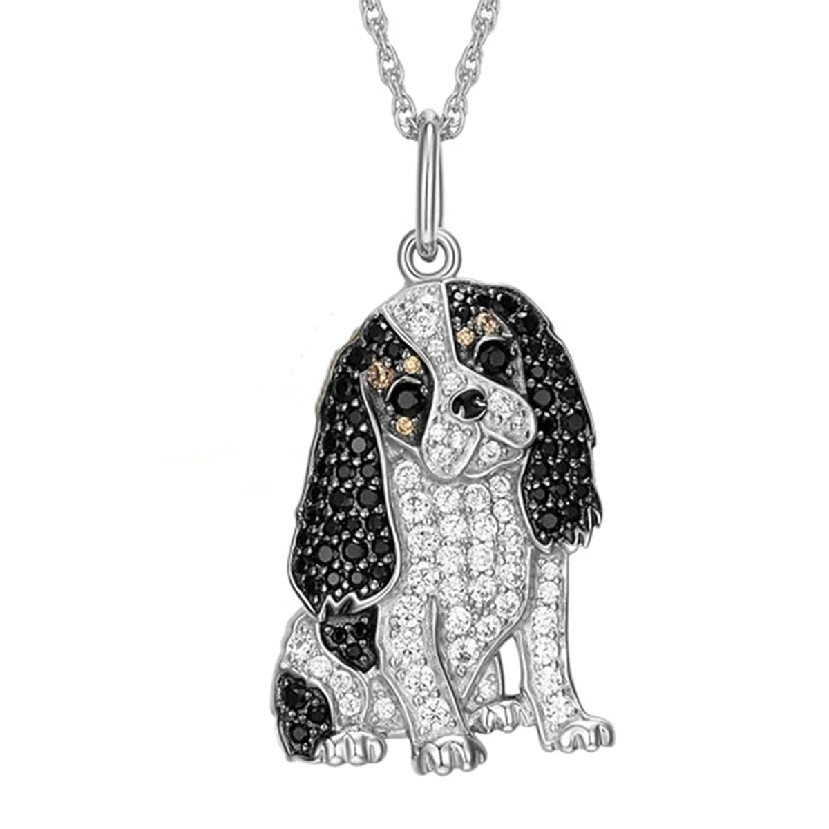 Exquisite and Cute Schnauzer Dog Pendant Necklace for Women Elegant Pet Puppy Jewelry Animal Accessories Dog Lovers Gift - Slobuy
