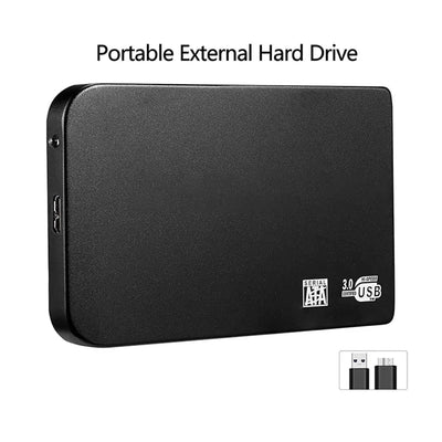 External Hard Drive Memory Storage Disk Mobile Drives Type-C Wear-resistant Portable Harddisk Boxs Computer Laptop - Slobuy
