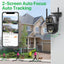 External Wifi PTZ Camera Dual Lens 4K 8MP HD Outdoor IP Camera 4MP Auto Tracking Security Protection CCTV Surveillance iCsee P2P - Slobuy