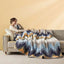 Extra Soft Flannel Blanket Thickened Nap Air Conditioning Blanket - Slobuy