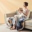 Extra Soft Flannel Blanket Thickened Nap Air Conditioning Blanket - Slobuy