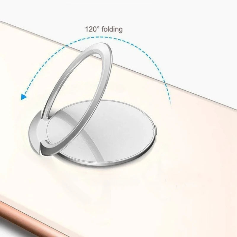 Extremely Thin Luxury Metal Mobile Phone Socket Holder Universal Telephone Magnetic Car Bracket Stand Accessories Finger Ring - Slobuy